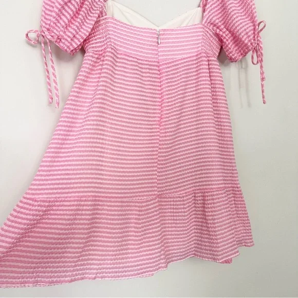 Amanda Uprichard Sicily Dress in Piquette Pink - Picture 10 of 16